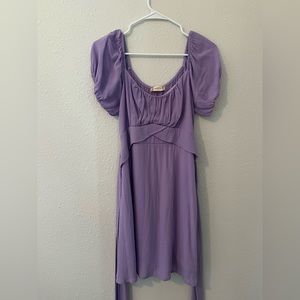 Altar’d State lavender short sleeve crossover dress Size medium